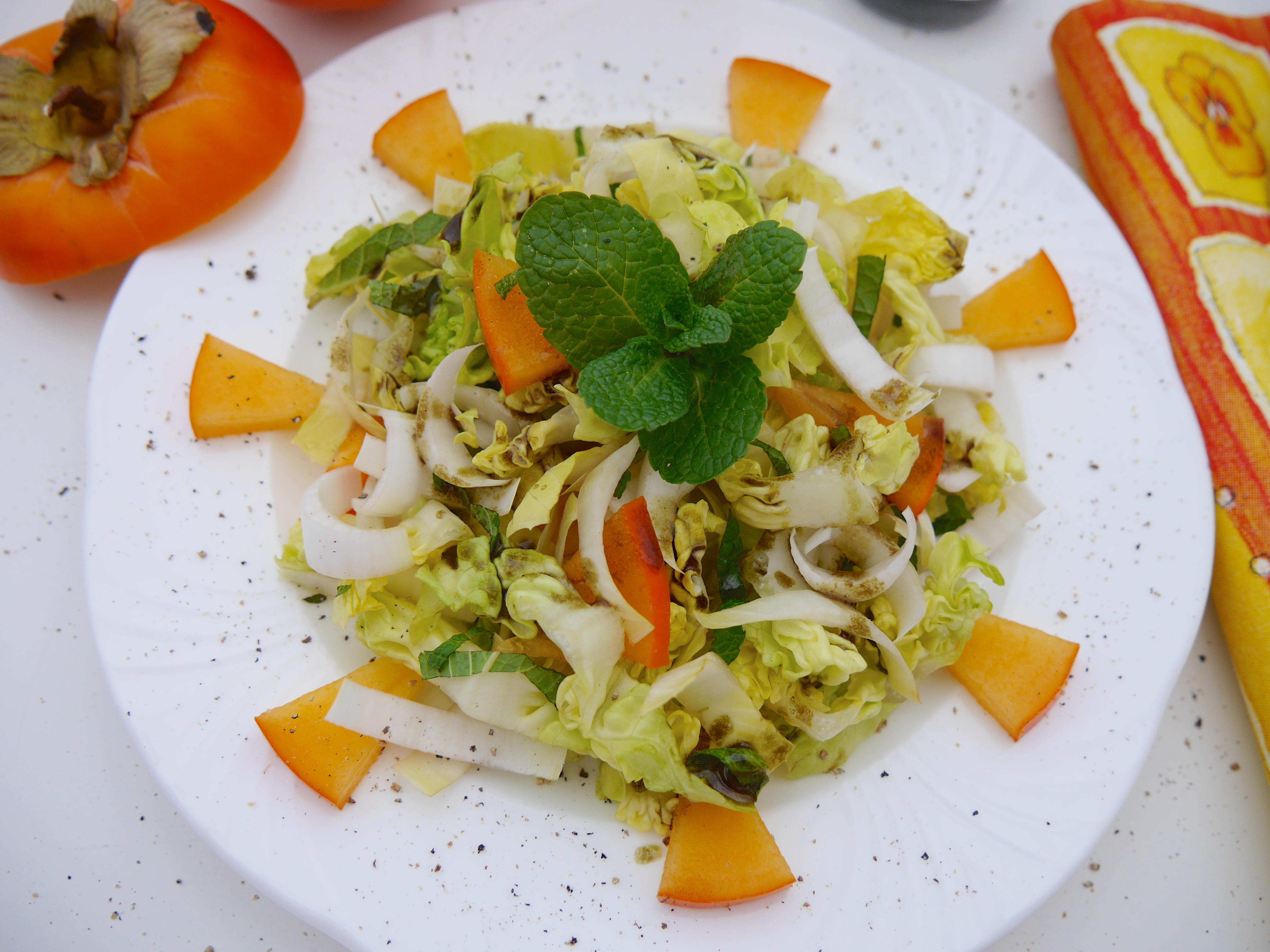 Chicorée-Salat mit Kürbiskernöl-Dressing_2 | Rezept Dr. Alexa Iwan ...