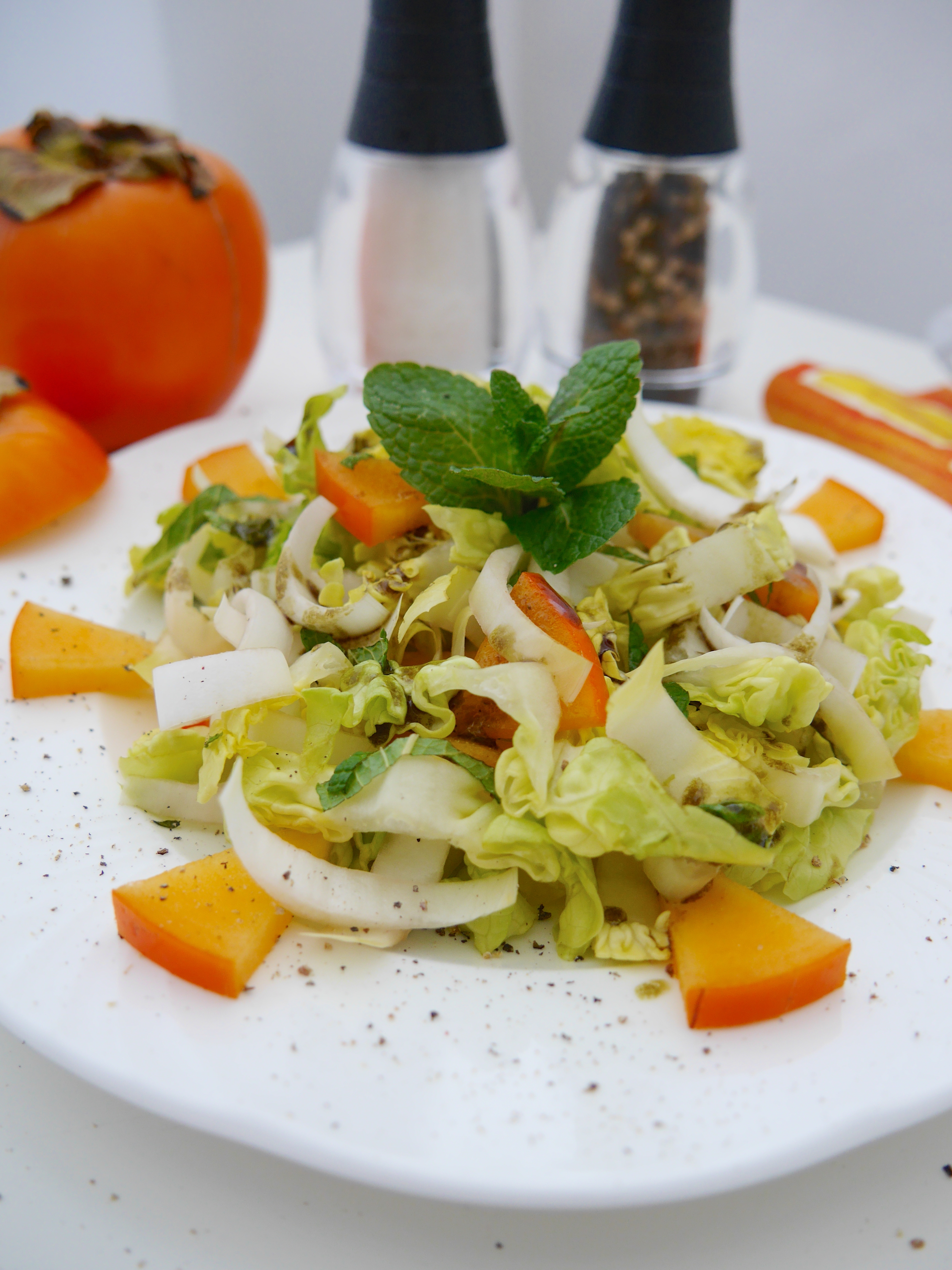 Chicorée-Salat mit Kürbiskernöl-Dressing_3 | Rezept Dr. Alexa Iwan ...