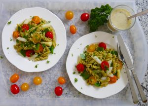 Salat mit Grüne Erbsen Pasta_5 | Rezept Dr. Alexa Iwan