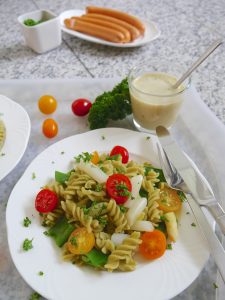 Salat mit Grüne Erbsen Pasta_4 | Rezept Dr. Alexa Iwan