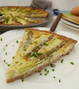 Spargelquiche by Dr. Alexa Iwan