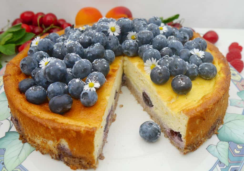 Blueberry Skyr Cake by Dr. Alexa Iwan