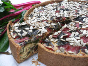 Lauchquiche mit rotem Mangold by Dr. Alexa Iwan